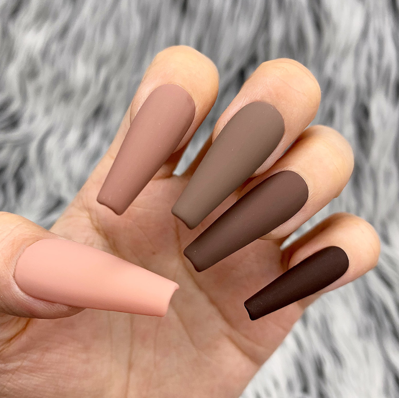 TheNailest Earthy Tone Press On Nails