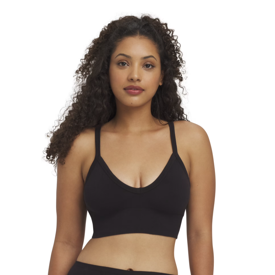 Mills by Millie Bobby Brown Softie Rib V-Neck Bralette