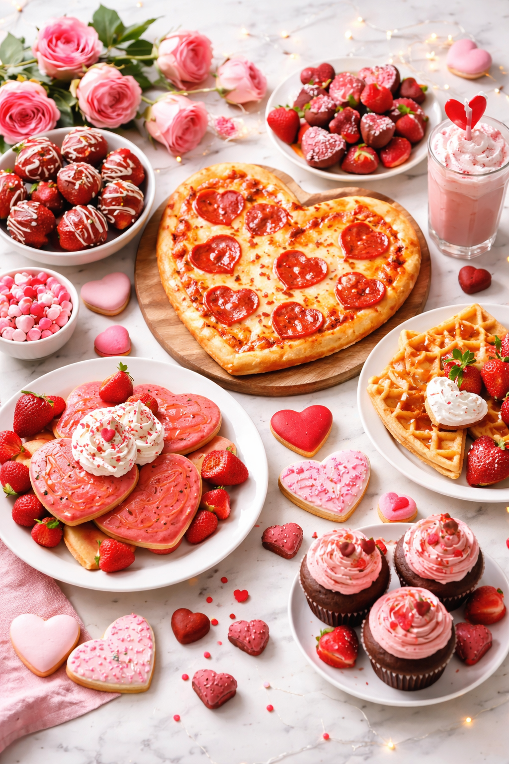 valentines themed food