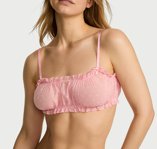 Victoria’s Secret Heart Chiffon Bralette