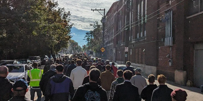 Men's Mass and Procession