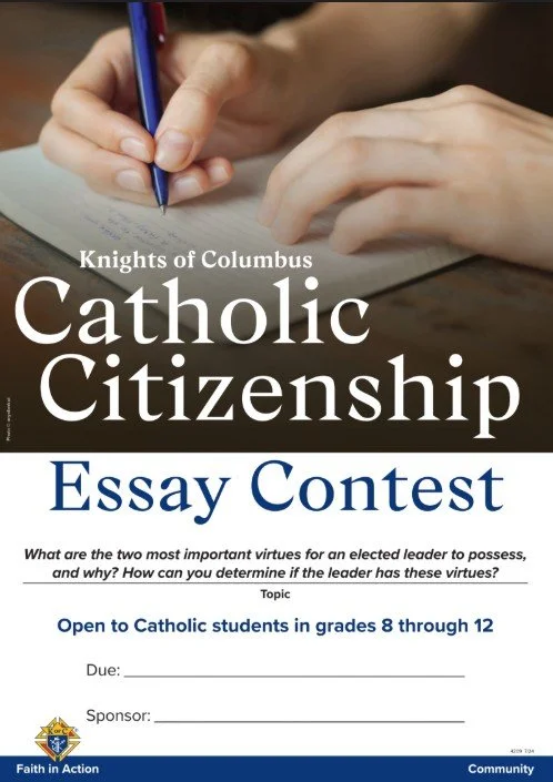 Catholic Citizenship Contest Poster (Vertical)