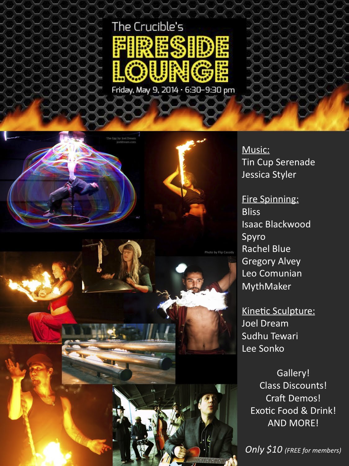 Curated and produced a showcase of Bay Area talent at The Crucible