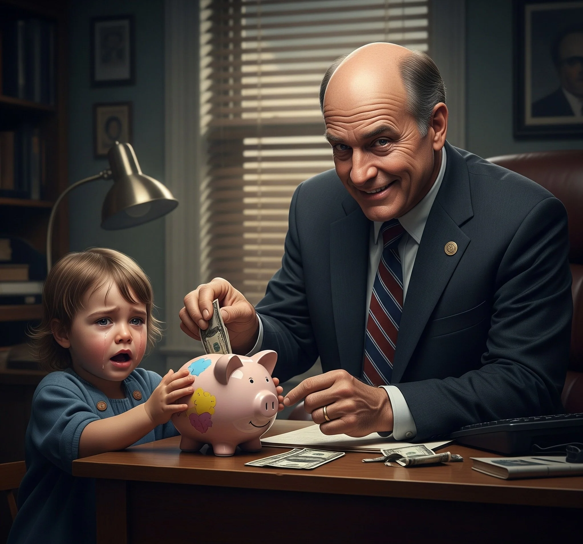 Politician Stealing from Future Generations