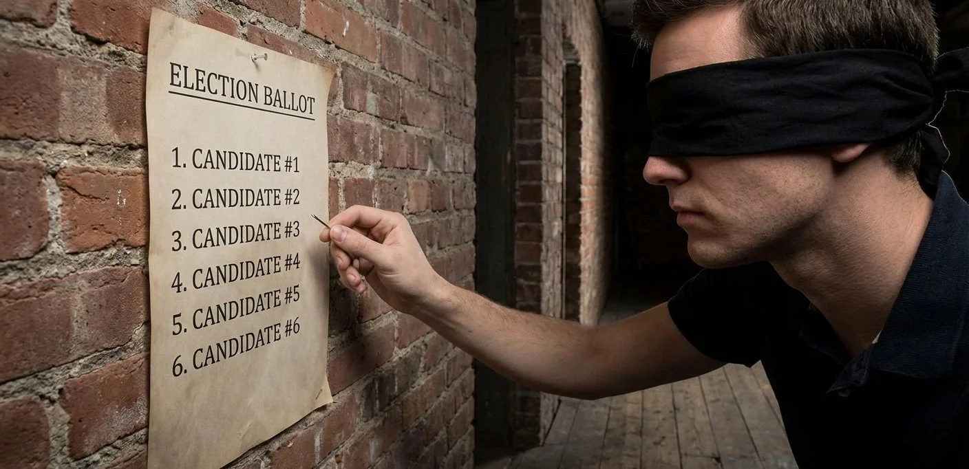 Voting Blindly
