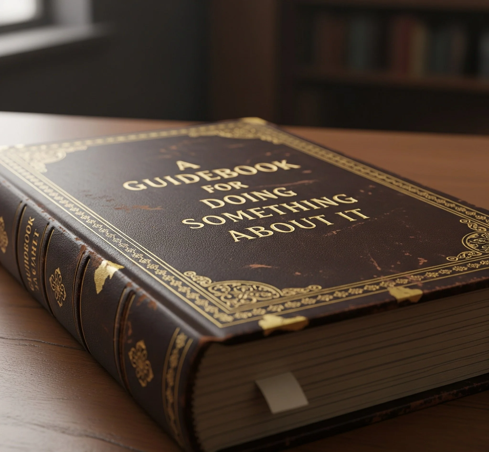 A guidebook for doing something about it