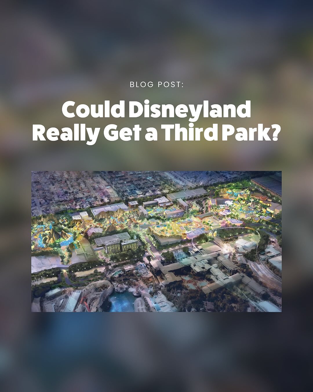 Here&rsquo;s the big question everyone&rsquo;s asking&hellip; 👀 Could Disneyland really get a third park? 

While nothing is officially confirmed, the concept art and Bob Iger&rsquo;s recent comments have fans buzzing!

I just wrote a full blog post