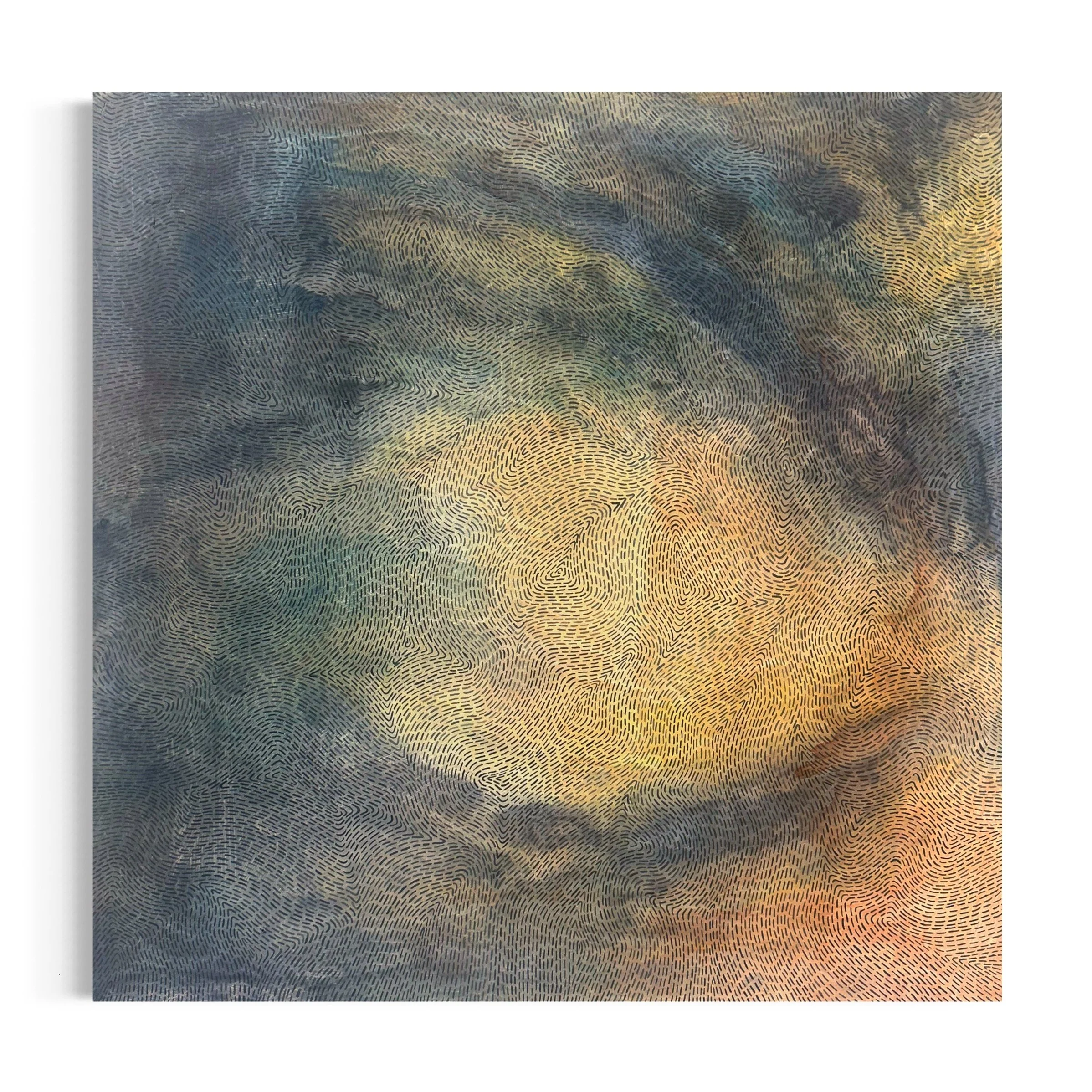 Collevecchio_Anna_15764-Liberty State Park After SnowStorm_watercolor on primed wood panel_24x24_' - VecchioStudio Anna Collevecchio (1).jpg