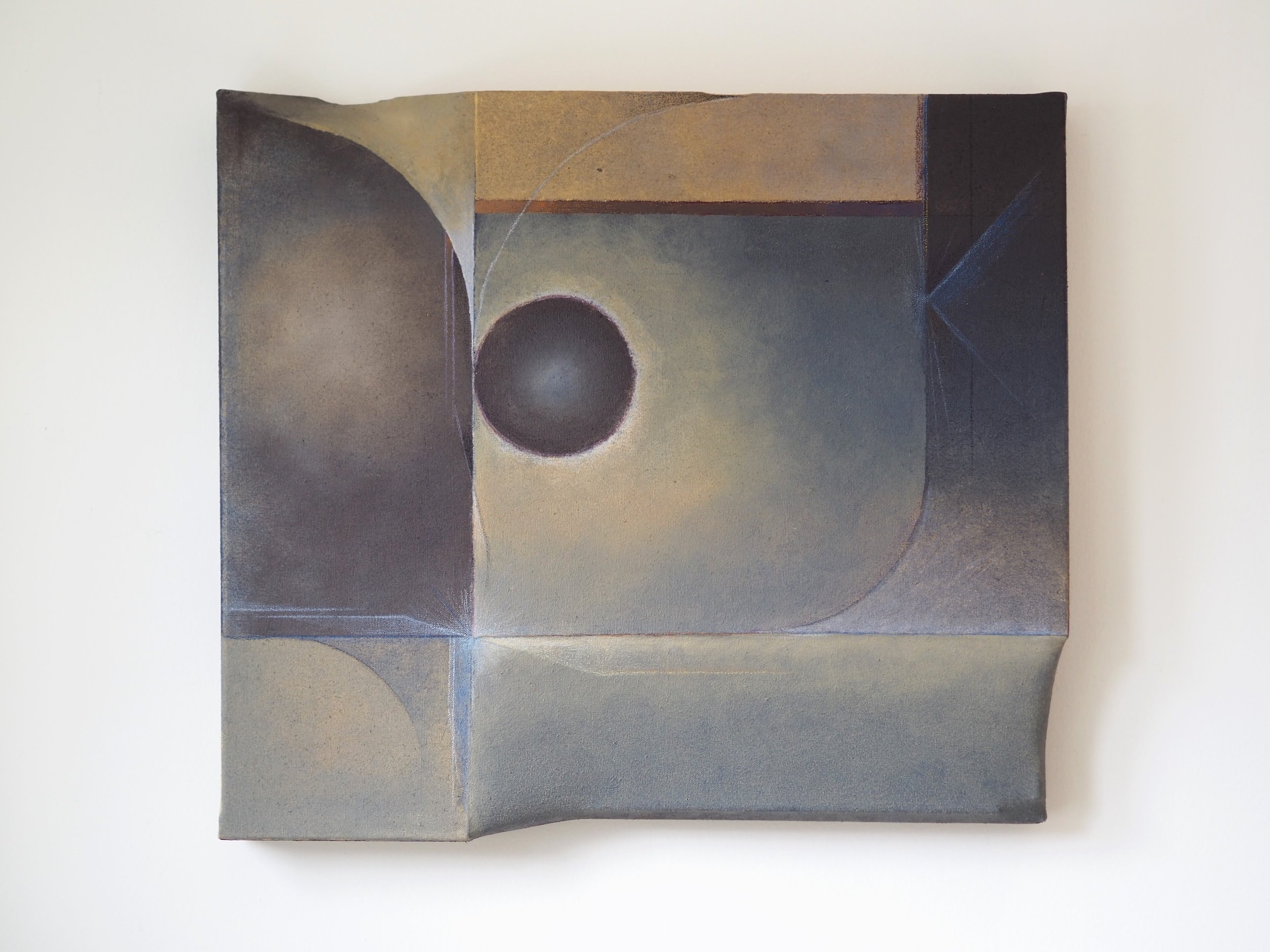 Greg Dzurita
In Oscillation
2025 
Earth pigment, colored pencil, pastel
23 x 25 x 4 in