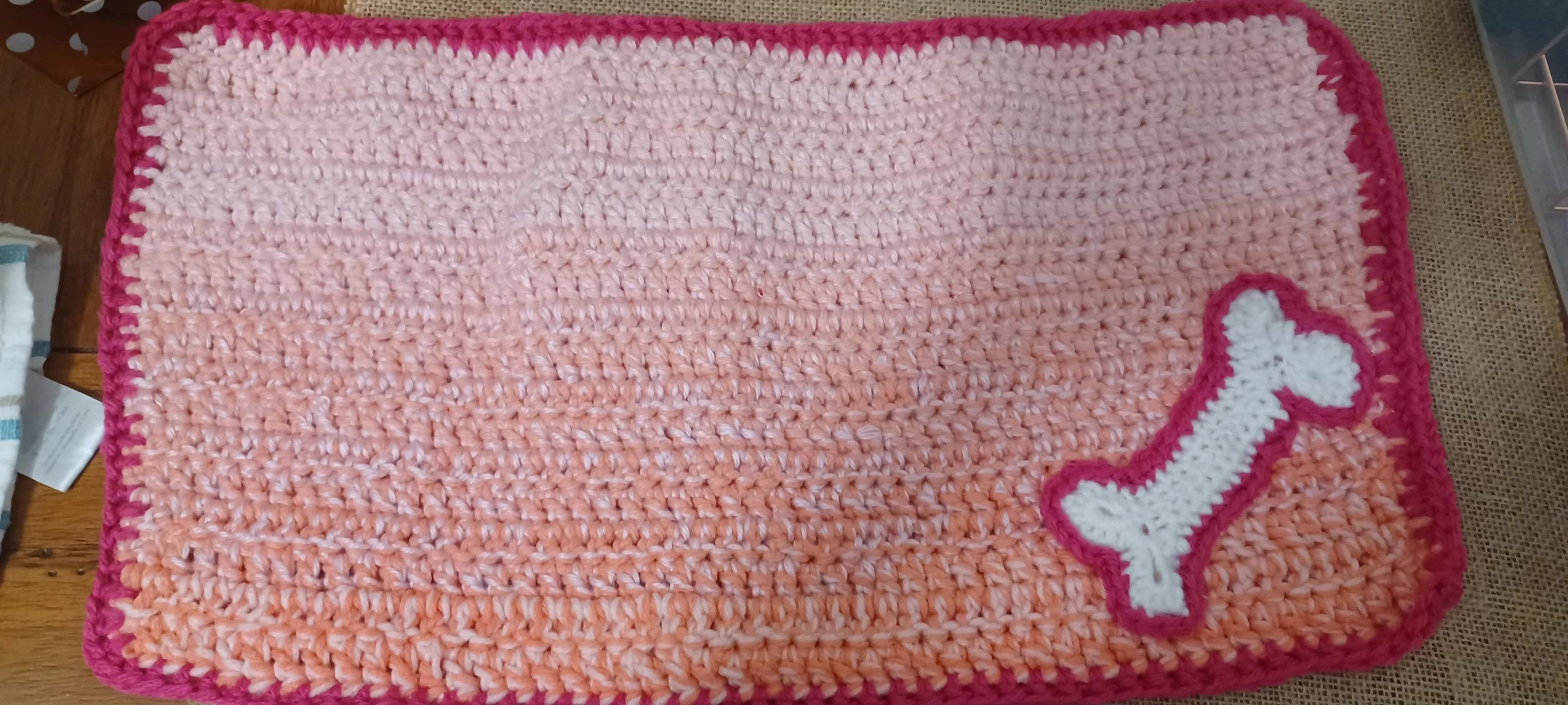 Dog food mat