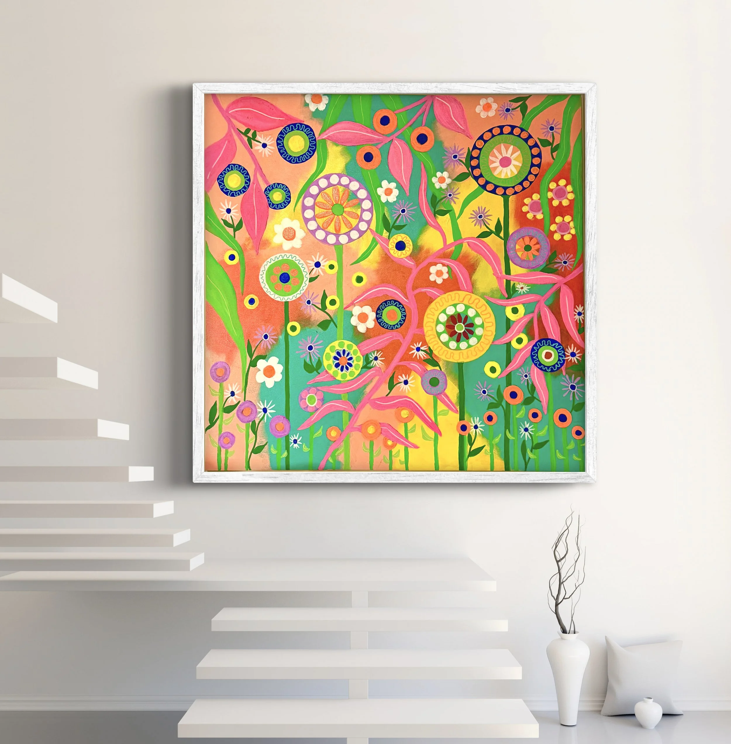 "Floral Harmony" Original Artwork