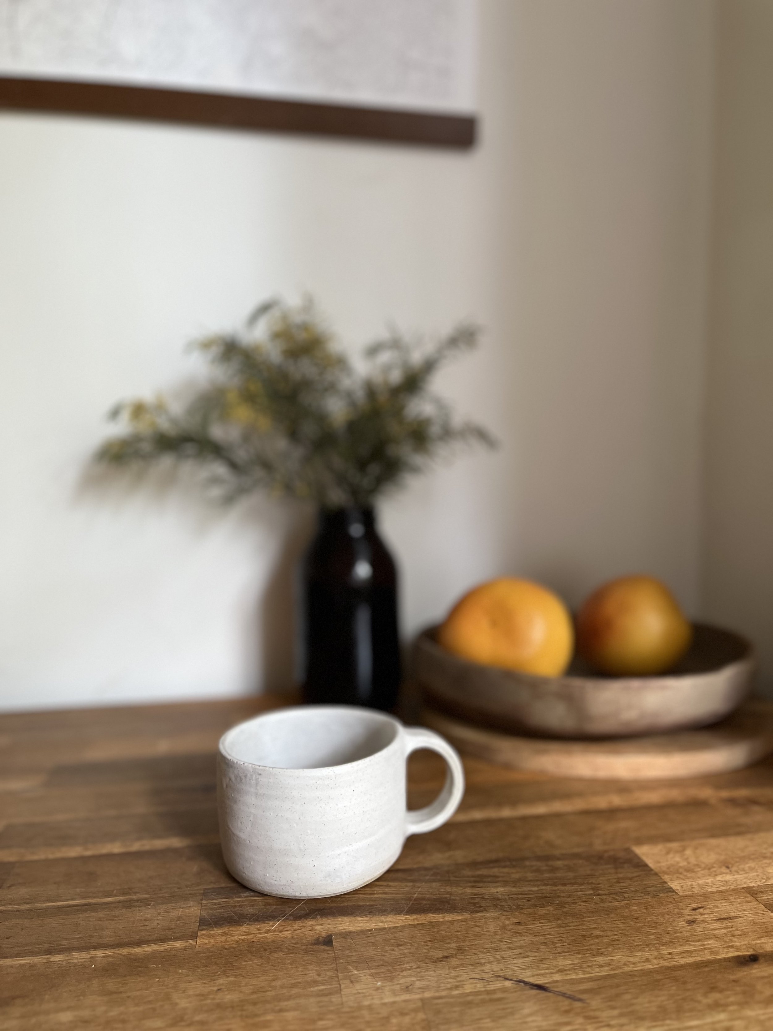 Bangalow mug // chalk