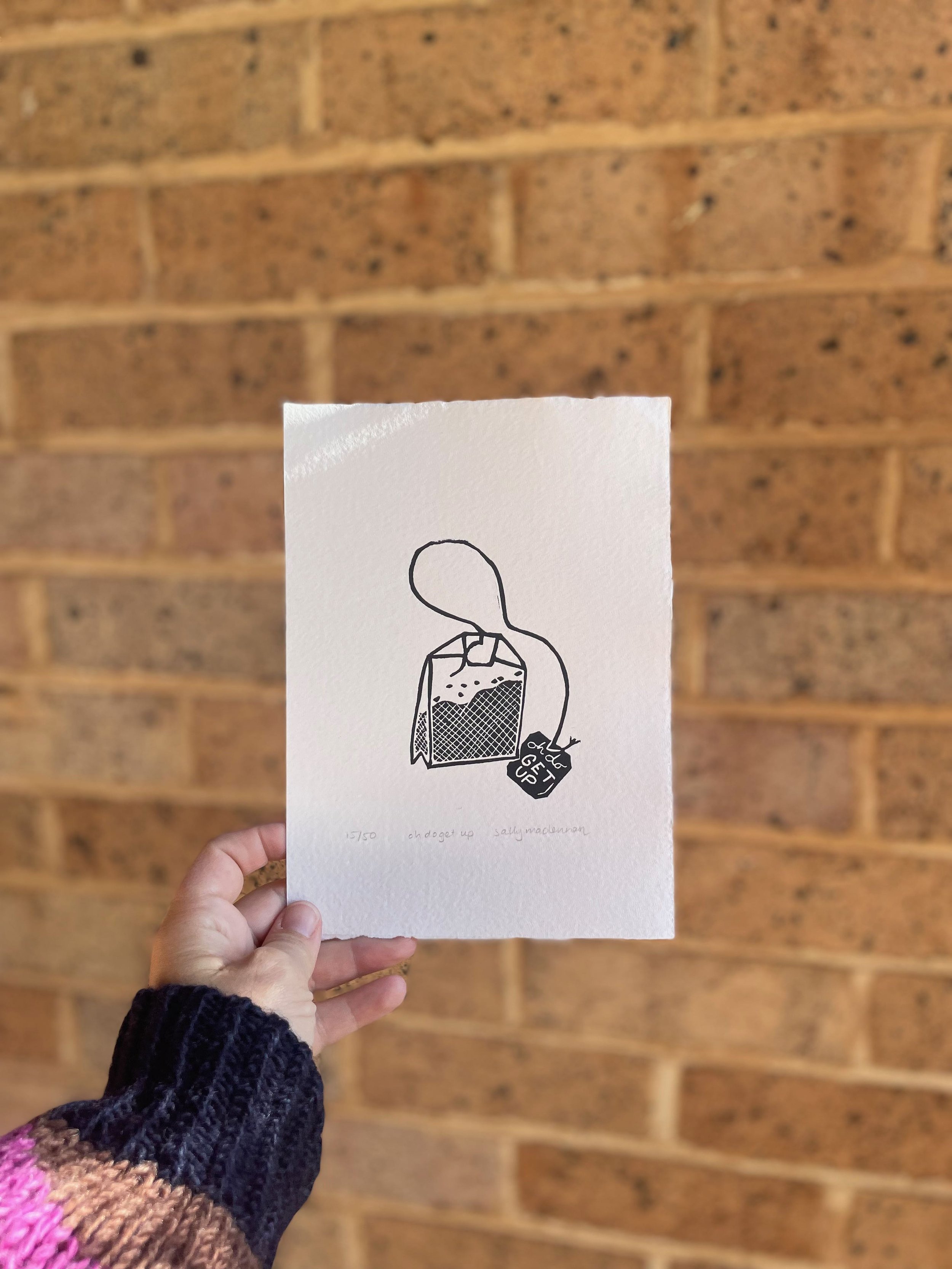 oh_do_get_up_1_lino_print_teabag_graphic_joy_catalogue_prints_orange_nsw_sydney.jpeg