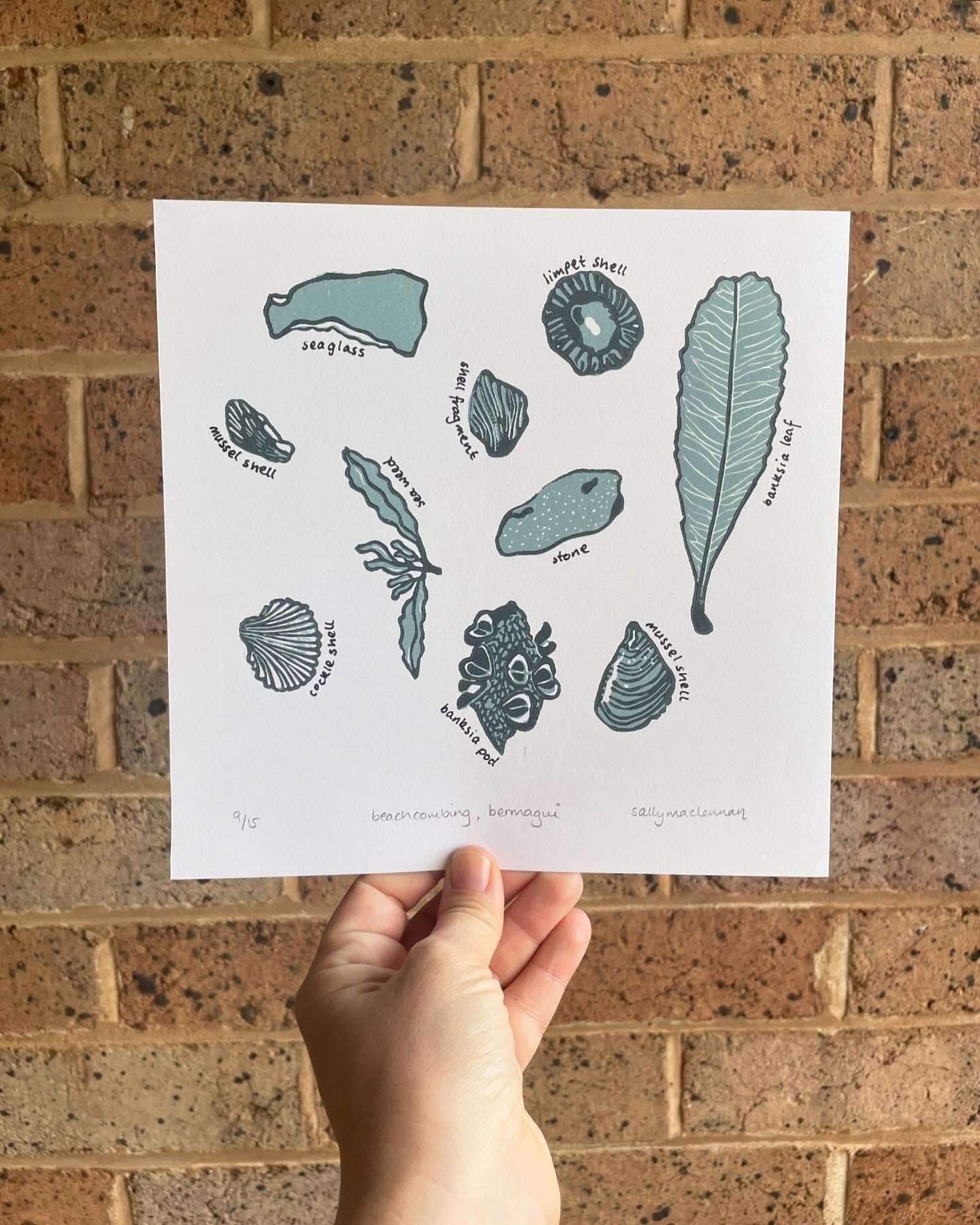 so pleased to share that &lsquo;beachcombing, bermagui&rsquo; has been selected to feature in @belcoarts upcoming printmaking exhibition &lsquo;Habitat&rsquo;.

&lsquo;Habitat&rsquo; opens 23 May and runs until 6 July 2025 at @belcoarts 🌱