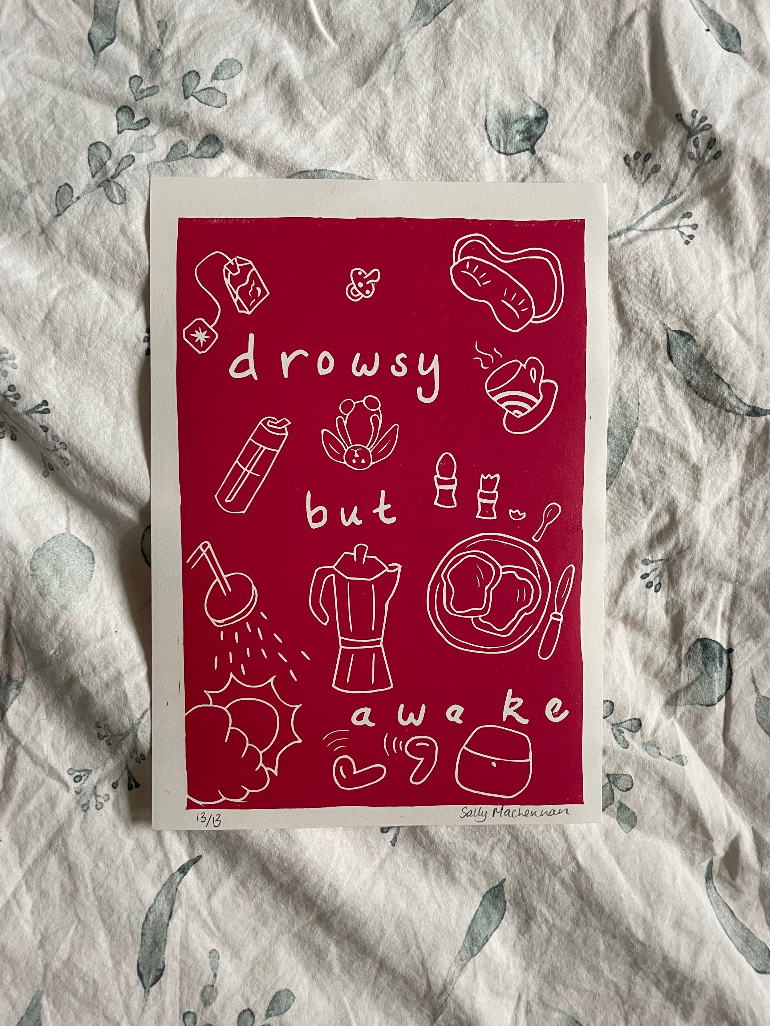 drowsy_but_awake_4_joy_catalogue_prints_handmade_linocut_wall_art_print_orange_nsw_sydney.jpeg