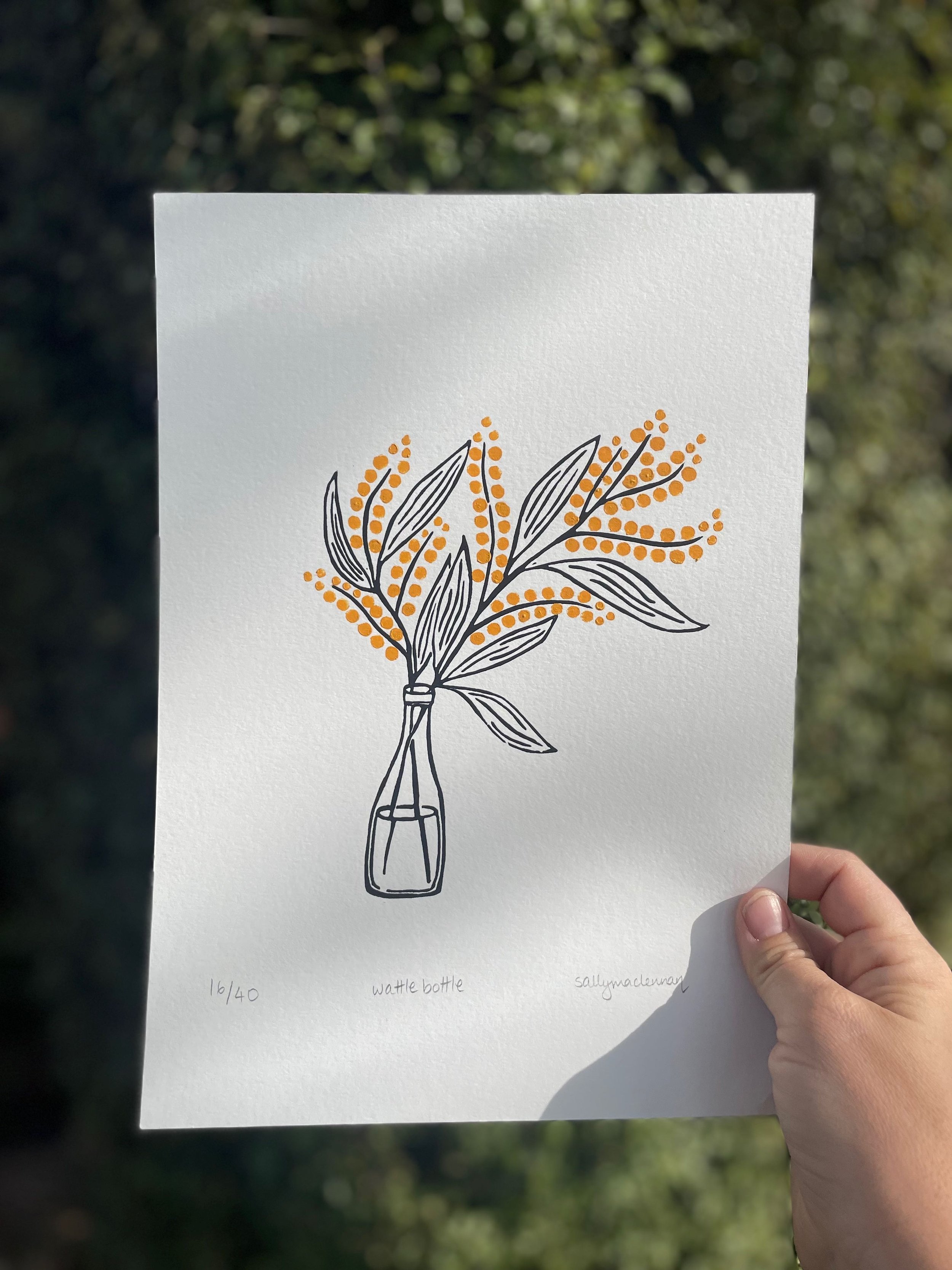 wattle bottle