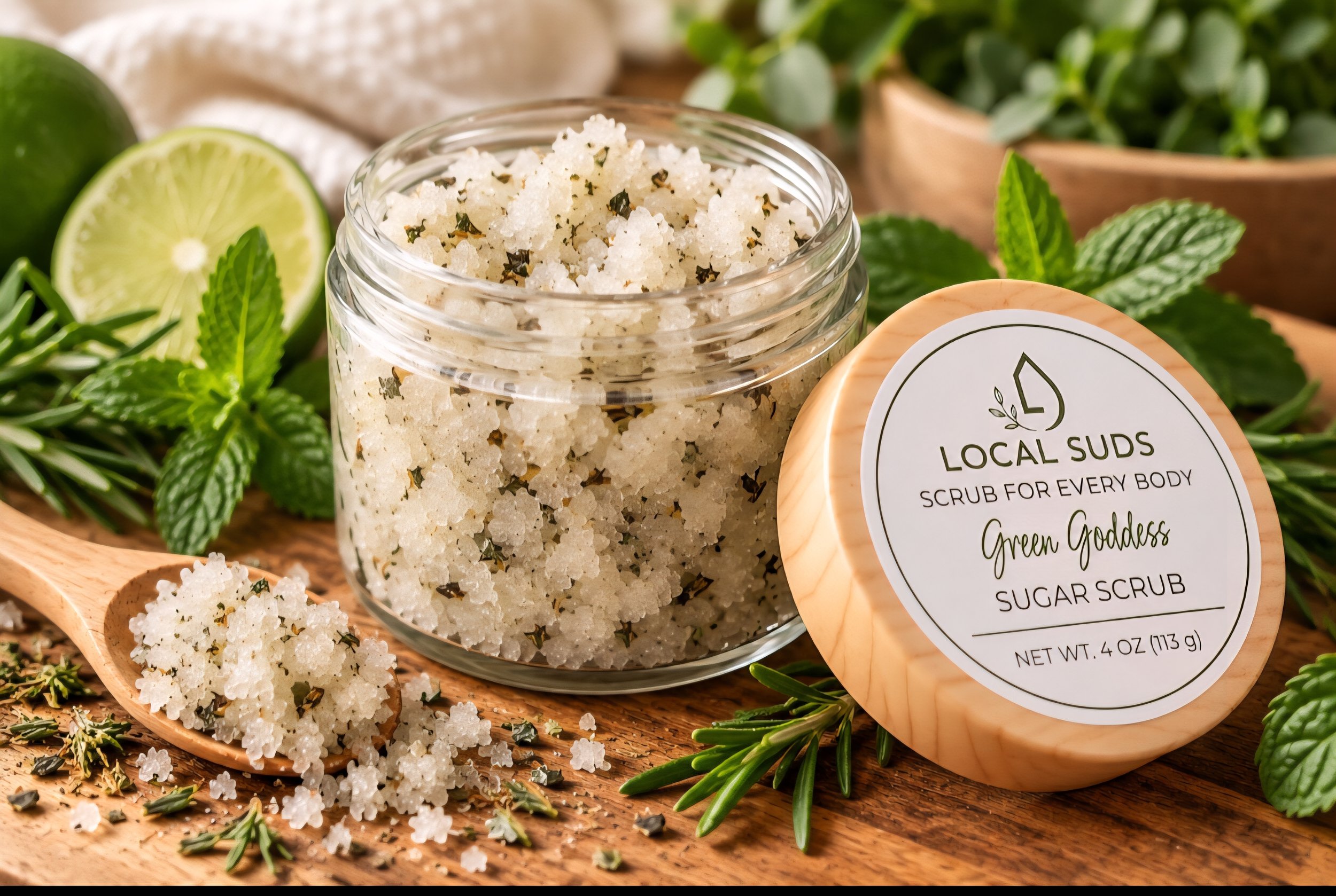 Green Goddess Sugar Scrub