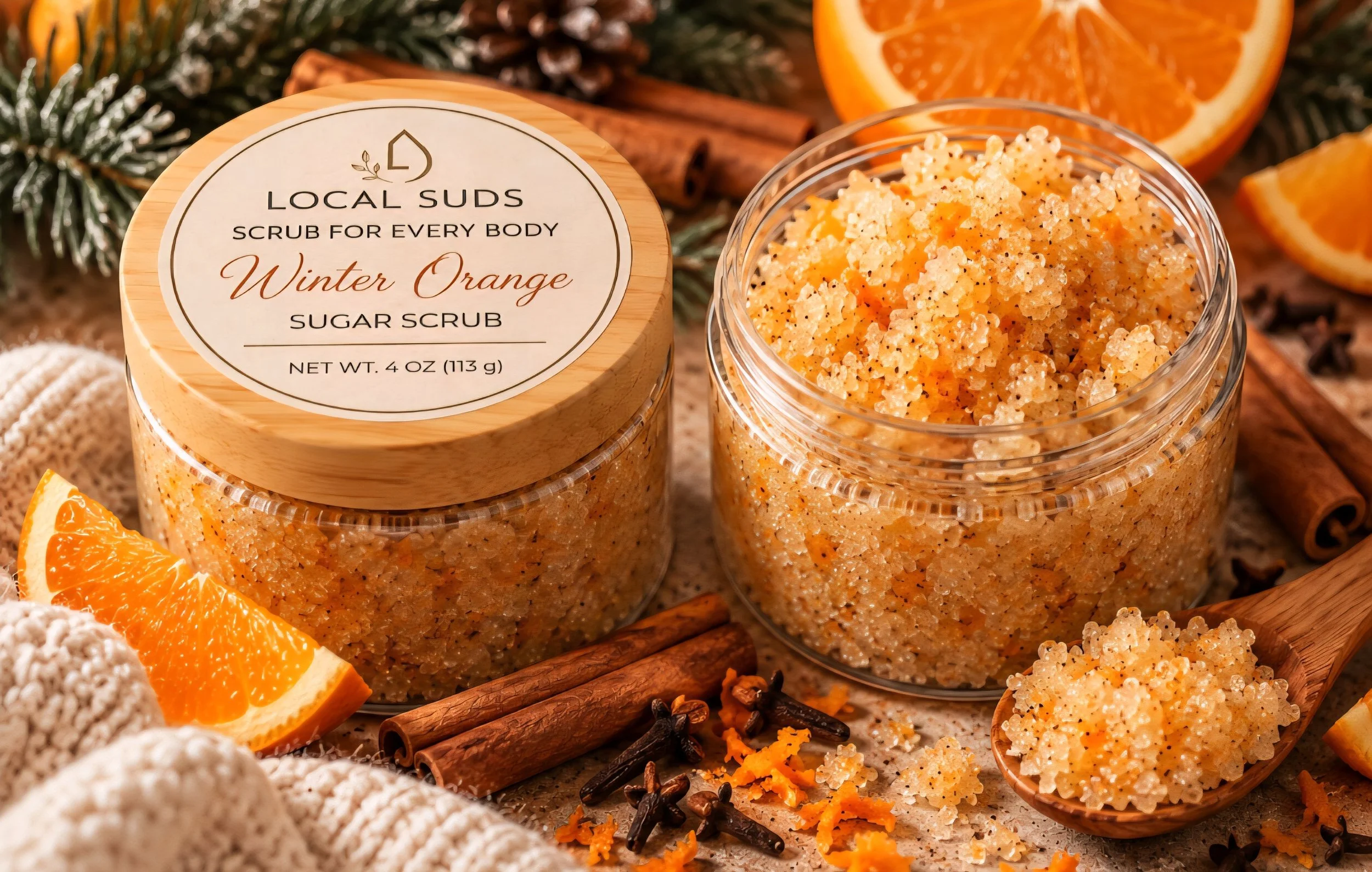 Winter Orange Sugar Scrub