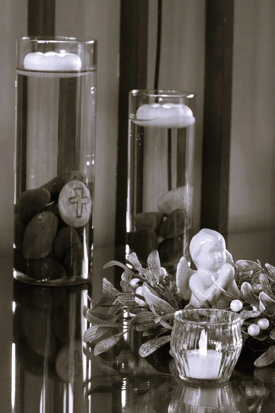 A binder labeled 'Membership Roll' resting on a wooden chair with padded seat and vertical slats on the backrest.