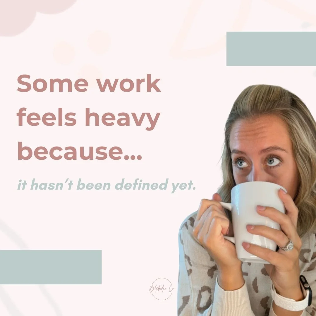 Sometimes the issue isn&rsquo;t discipline or consistency, it&rsquo;s trying to carry work without knowing how big it actually is.

When work has edges, it&rsquo;s easier to support. You can plan around it. You can decide how it fits. You can move it