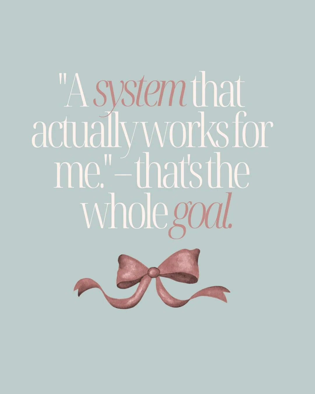 This is what I want every single client to feel when we're done.

Not just "my ClickUp looks cleaner." But "this actually works for the way I run my business."

Because that's the difference between a system that gets used and one