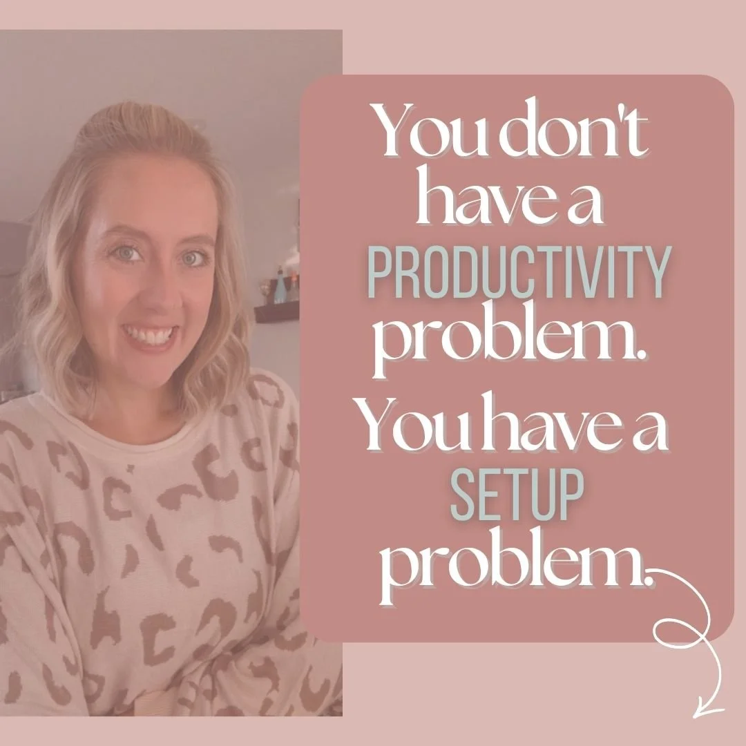 I want to reframe something for every founder who feels behind right now.

You are not the problem.

The amount of times I hear "I just need to be more disciplined" or "I need to work harder" and then I look at their system and fi