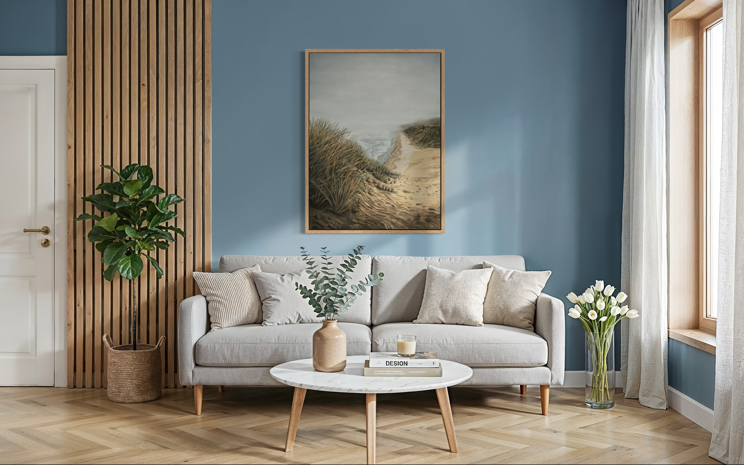 Coastal Calm |  Framed Original Painting