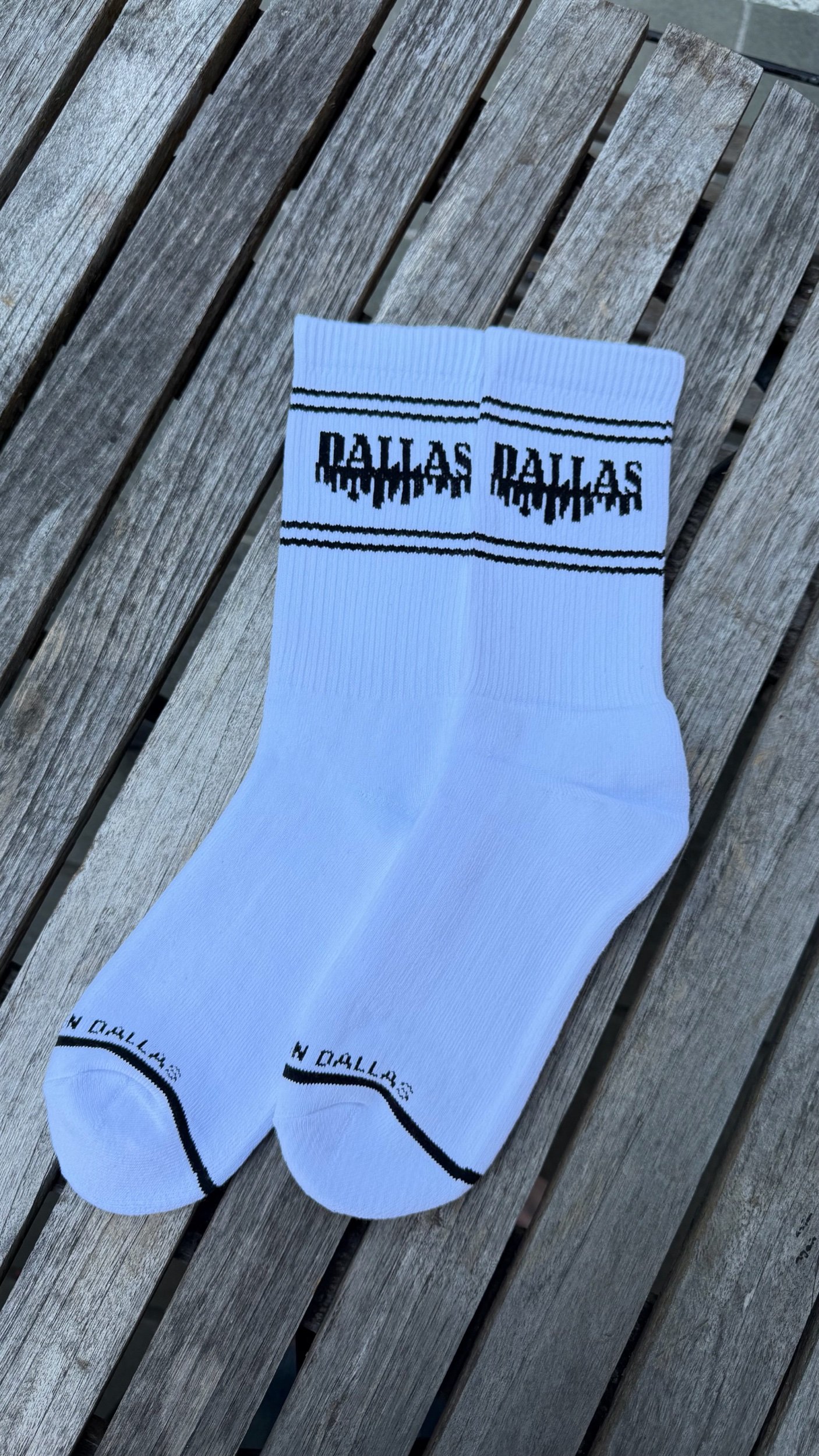 Dallas Sock in White
