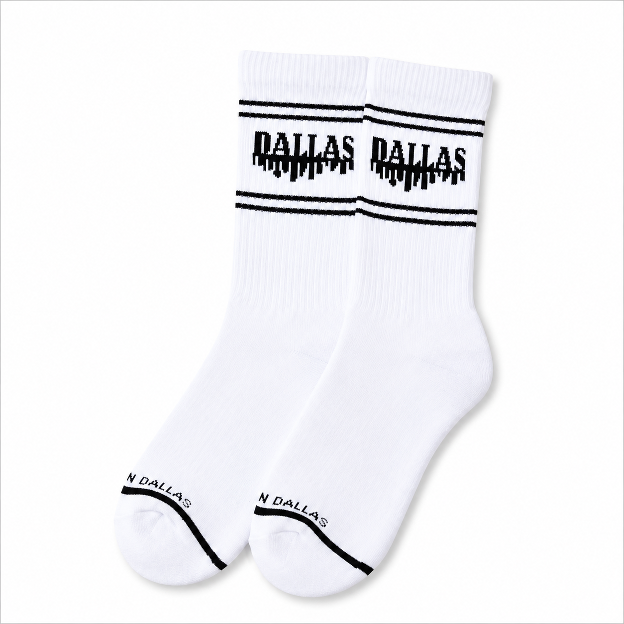 Dallas Sock in White