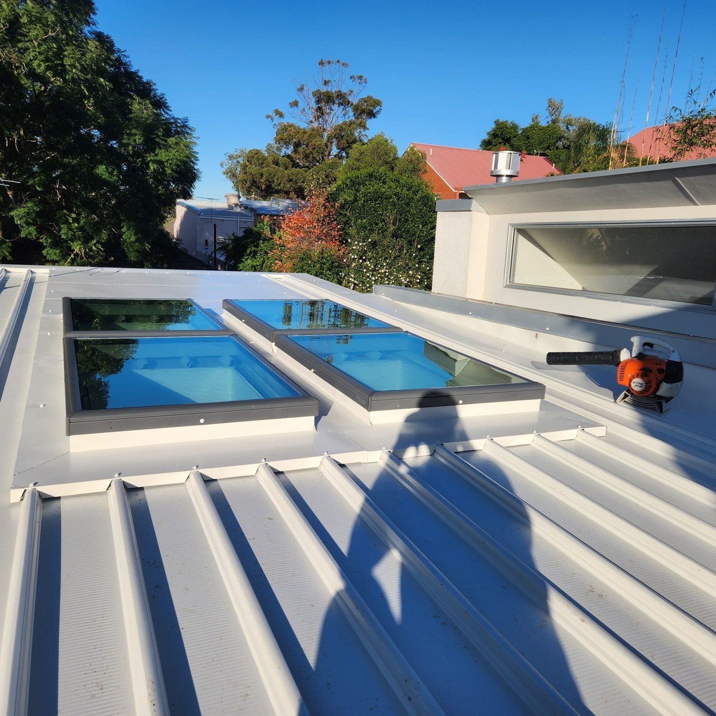 Need more natural light? 🌞 No problem! We have you covered..

#prestigemetalroofingandguttering #velux #skylights
#roofingandguttering #metalroofing #colorbond #bluescope #trimdek #happycustomer #onestory #newlook