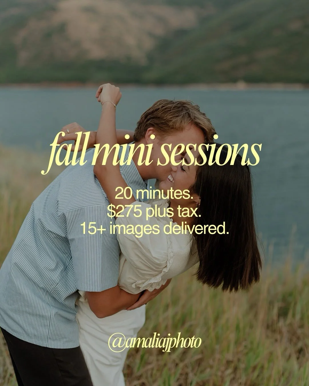 I&rsquo;m so excited to announce this years fall mini locations!🍂🫶🏼

While I mostly shoot weddings these days, I still love to host some minis every year! These are the perfect affordable session to document your people! Portraits, maternity, newb