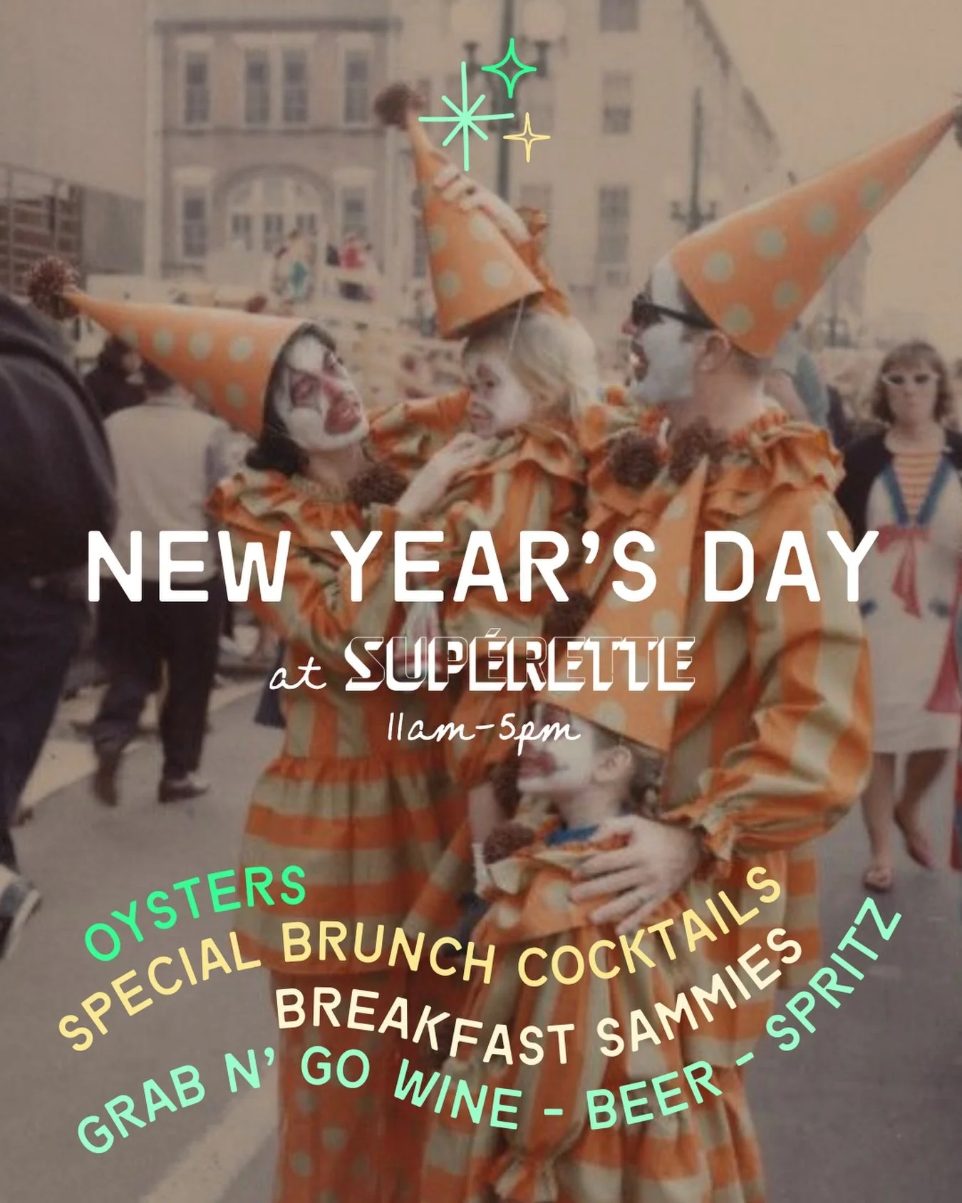 Keeping the party going on New Year&rsquo;s Day 11-5 with breakfast sammies, more oysters, a Bloody Mary bar + other smashable daytime cocktails. 🫒🍅🥓🦪 

Or grab a bev to-go &amp; hit our 🫶 Philly streets.
