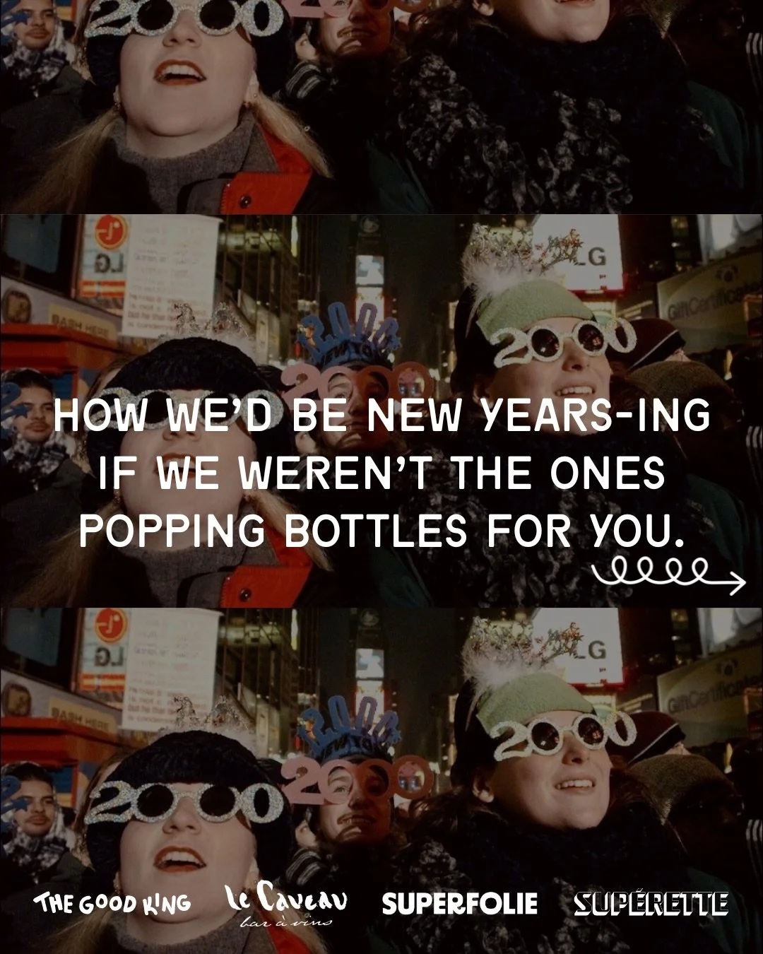 Ring in the new year y(our) way. 🤭🍾