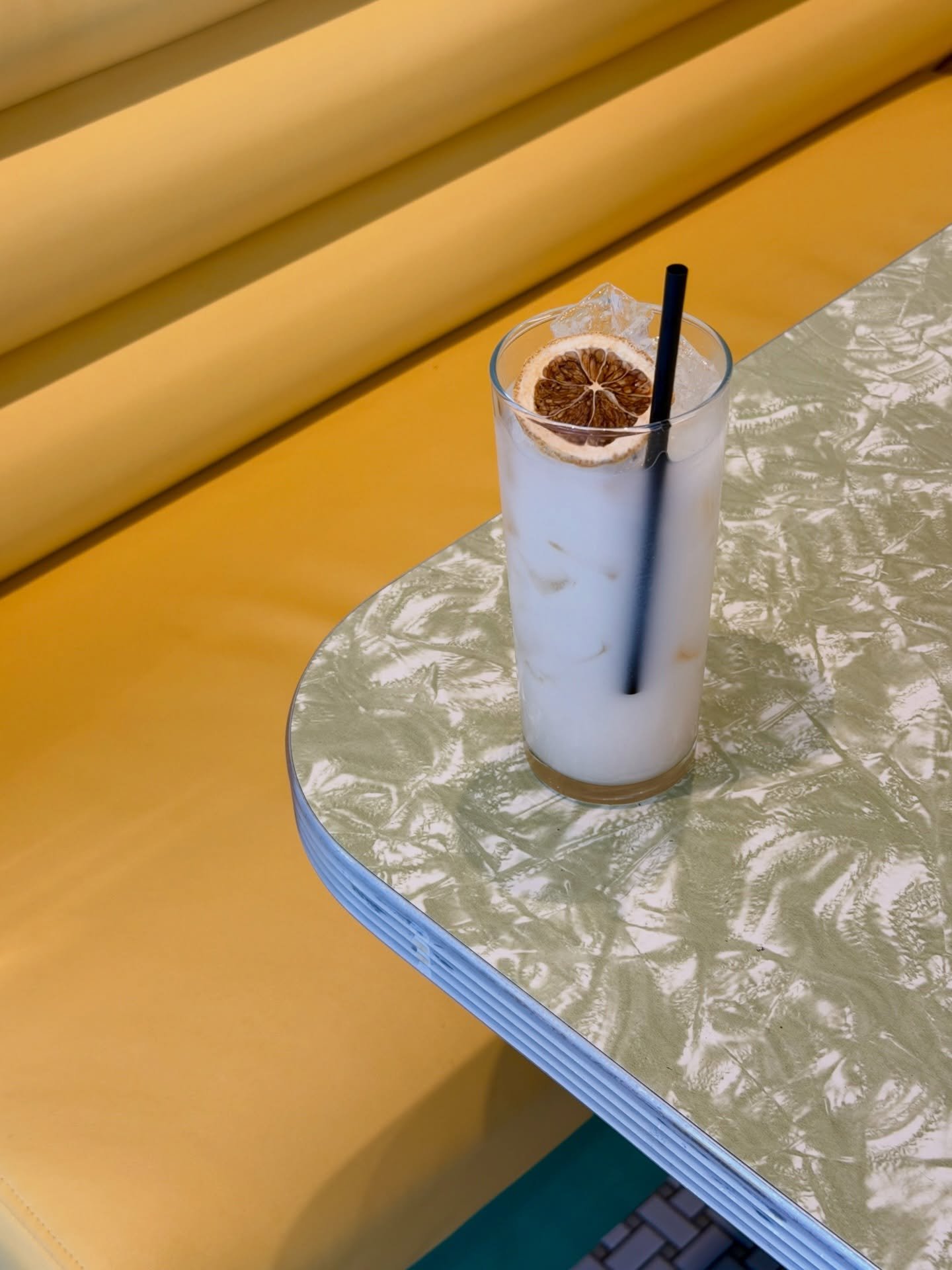 Dry January folks, we&rsquo;ll hold a seat at the bar for you 🫶

&Agrave; La Plage, a zero-proof conction of almond, lemon &amp; bubbles.