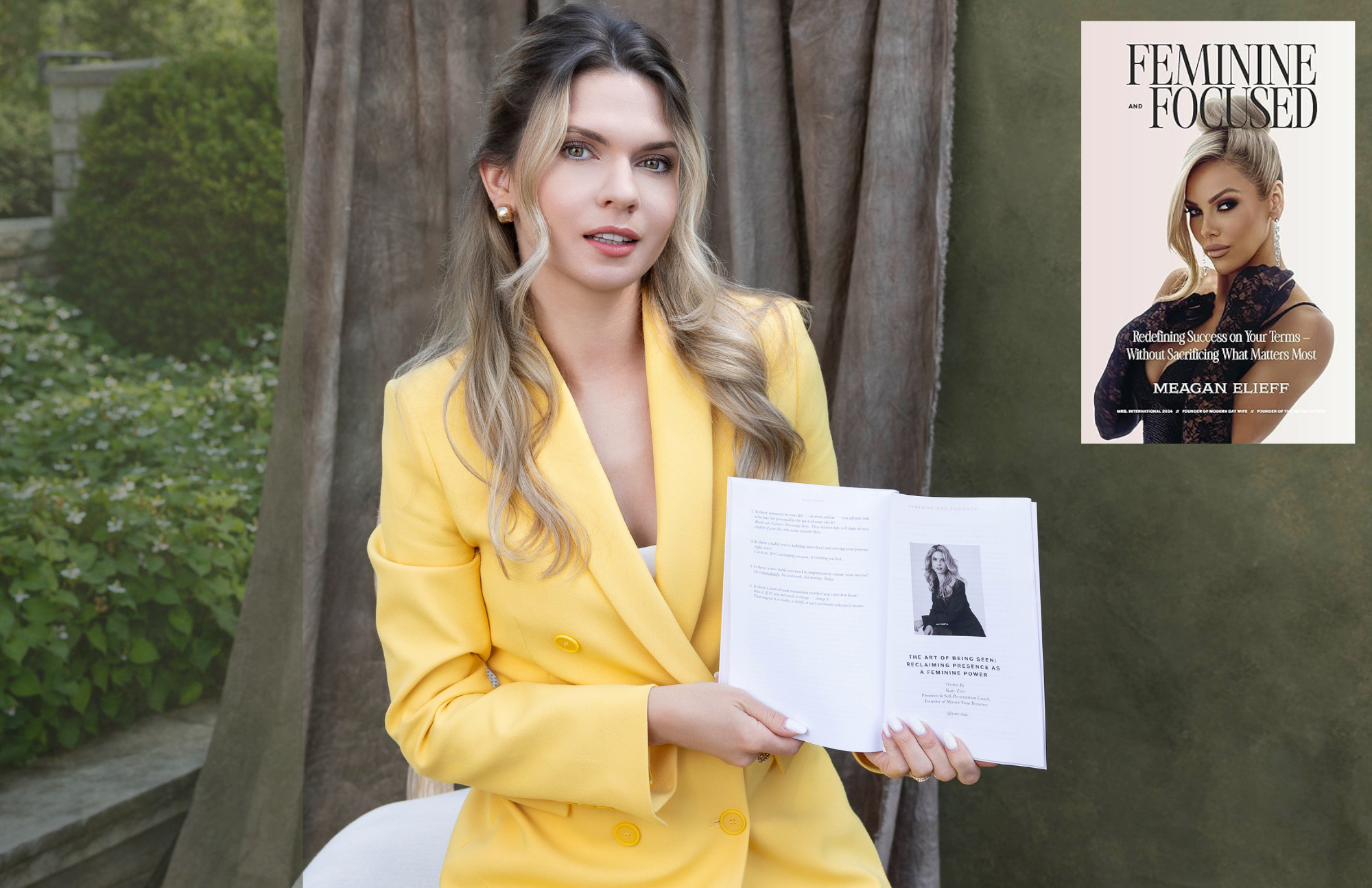 Kate Ziuz media features — magazine and publication covers including Best Holistic Life, Bold Journey, Voyage LA, and Canvas Rebel