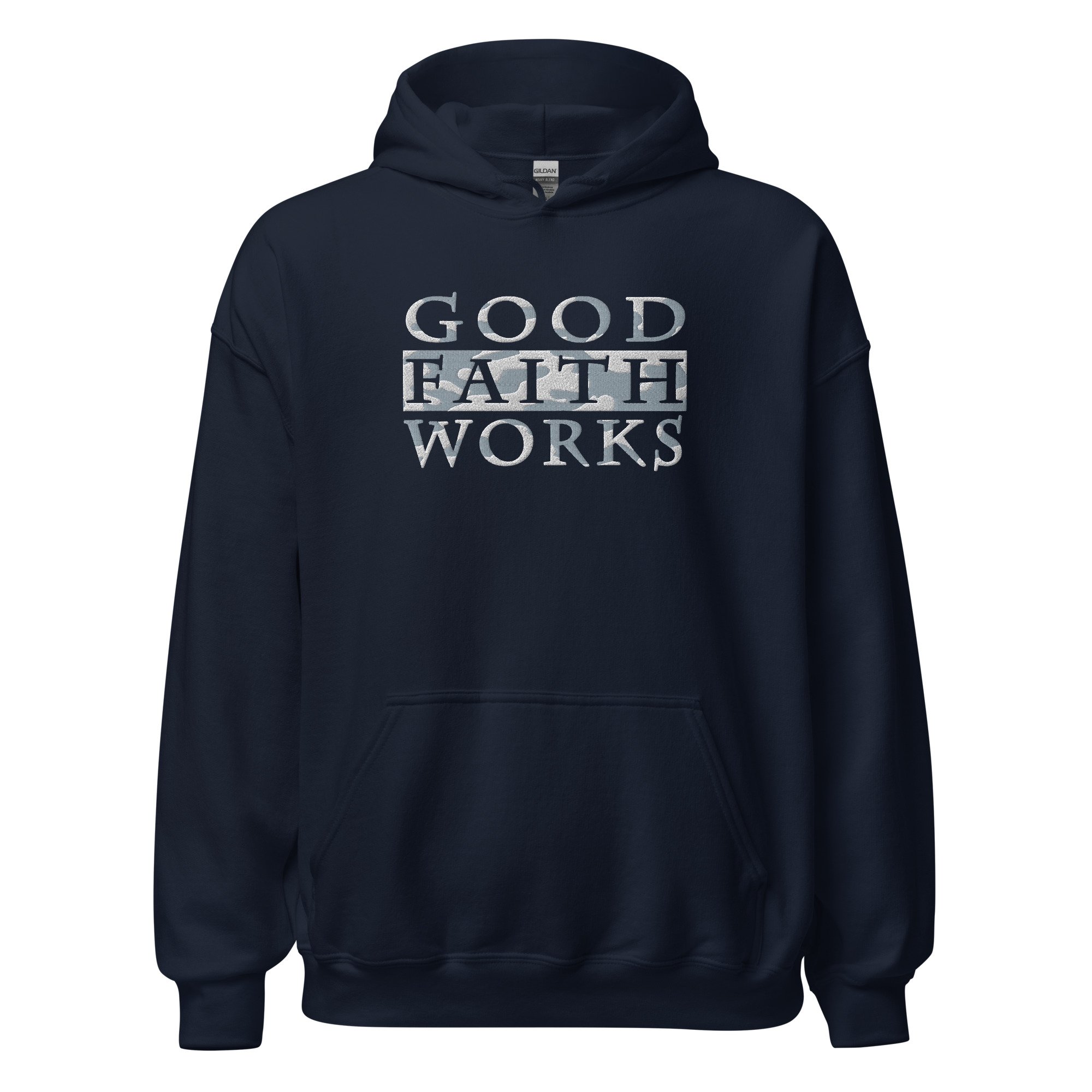 Good Faith Works - Embroidered Hoodie