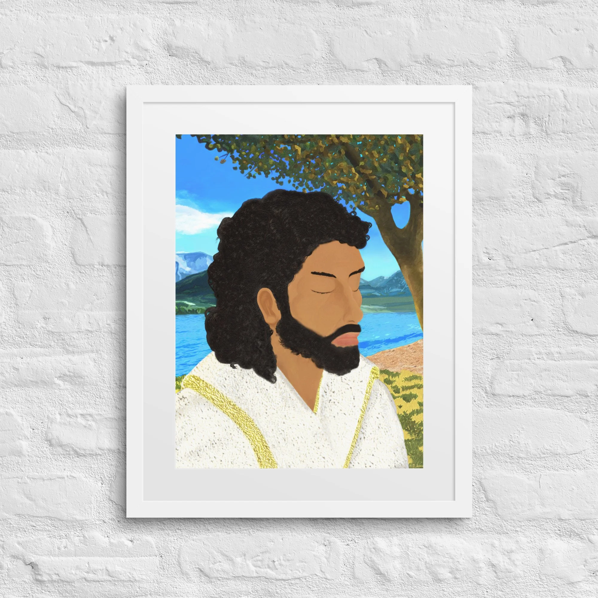 The Prince of Peace - 16' x 20' Framed w/ Mat