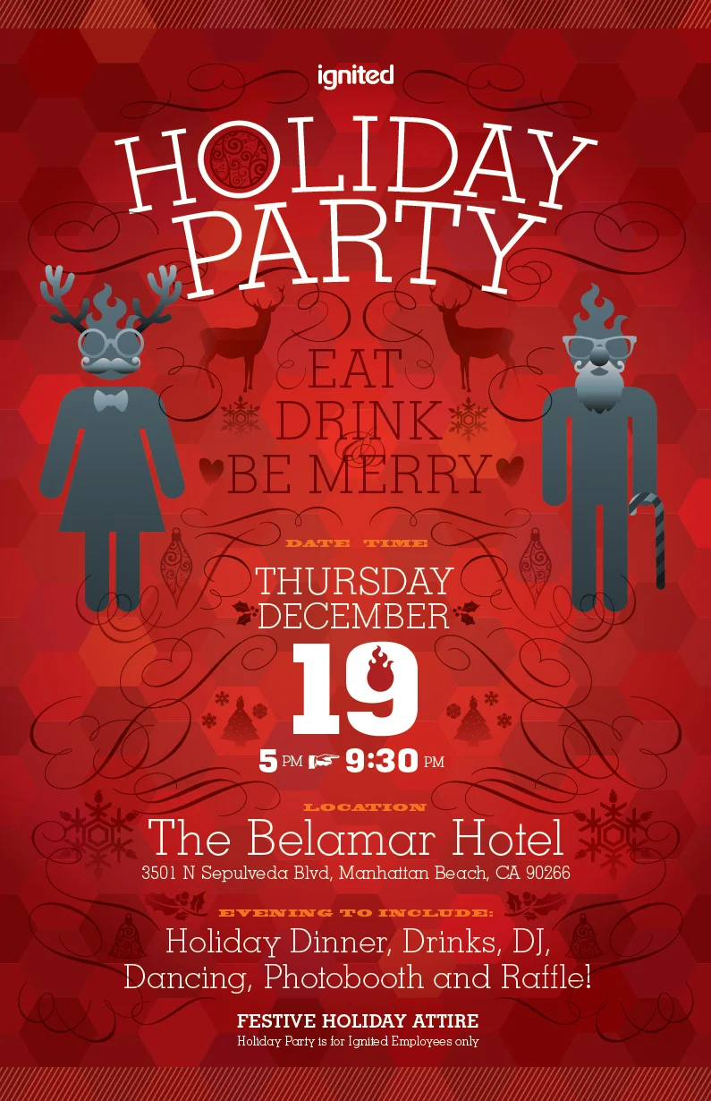 Holiday Party Poster