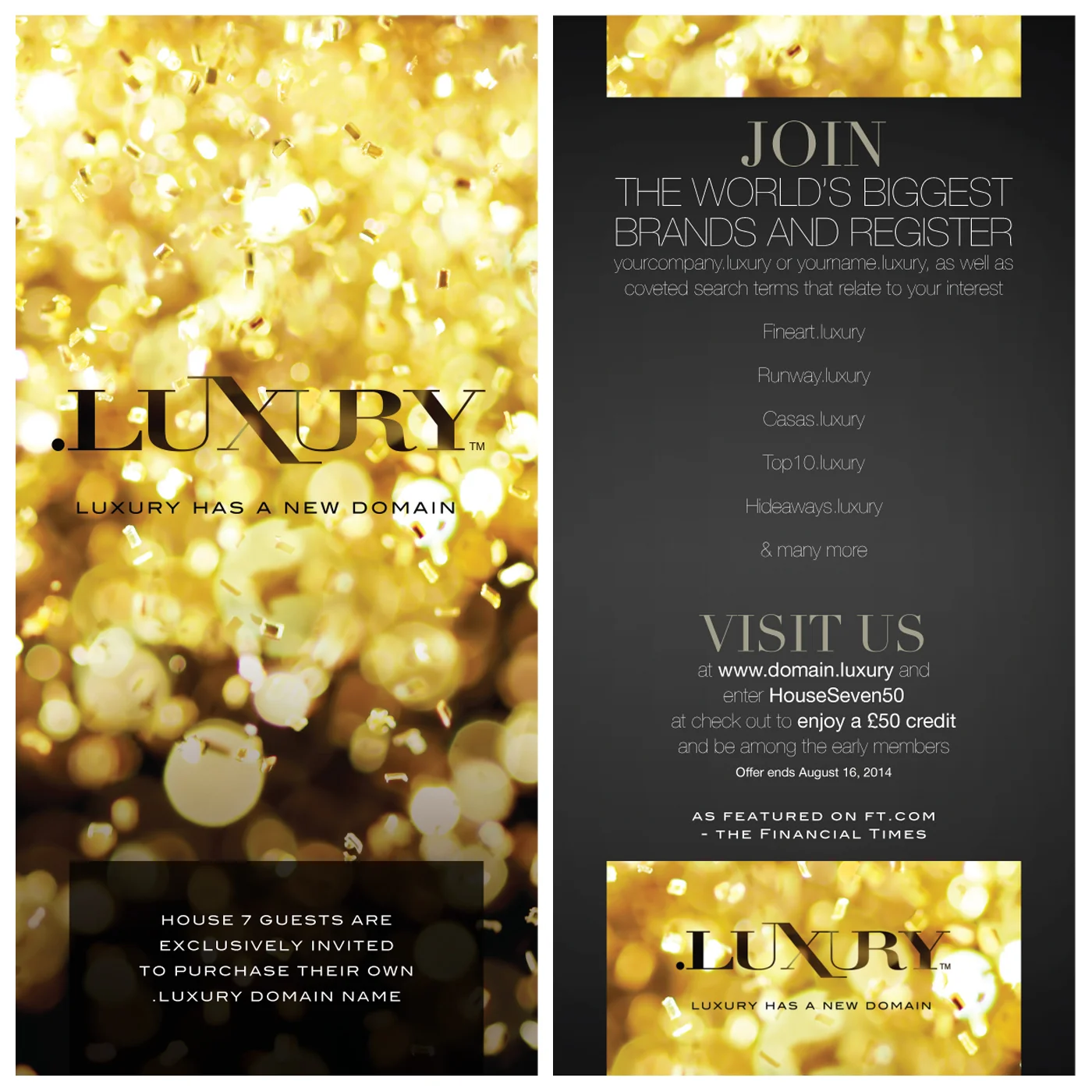Dot Luxury Event Invitation