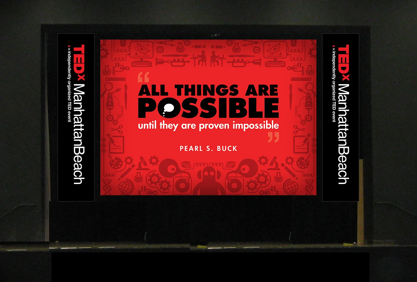 TEDx 2013 Slide on Stage