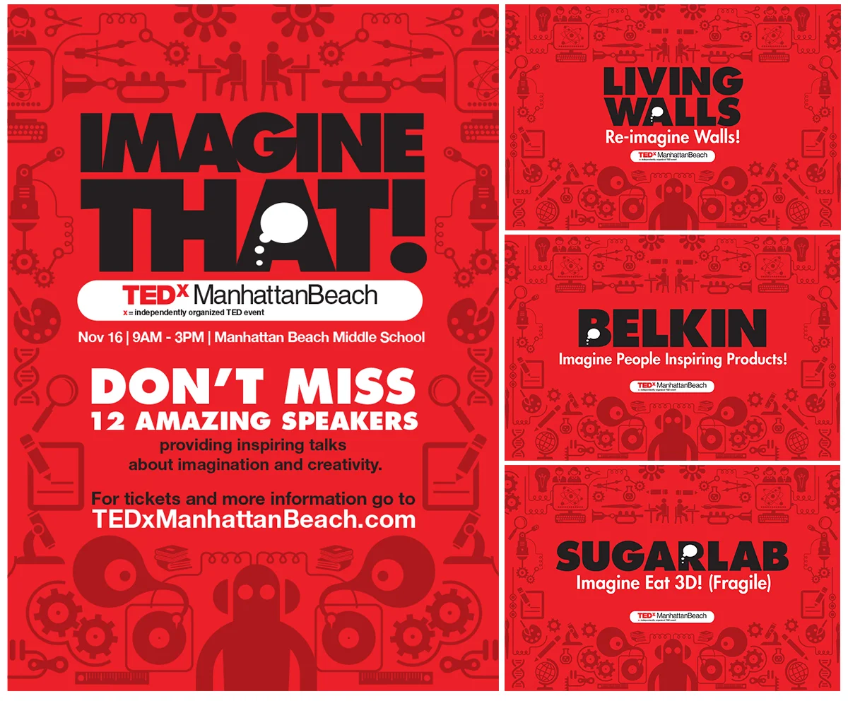 TEDx 2013 Newspaper Advertising and Slides