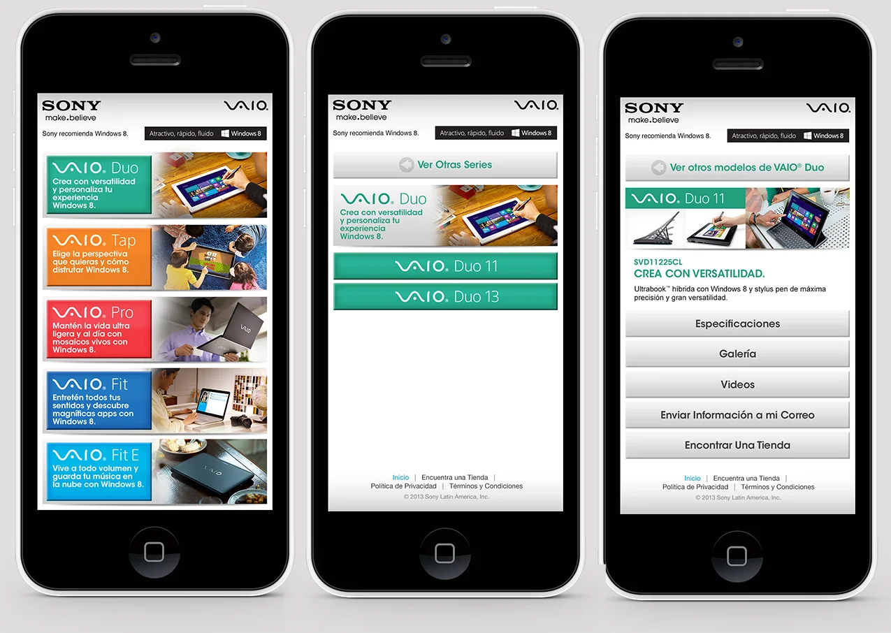 2012-2013 VAIO Mobile Catalog