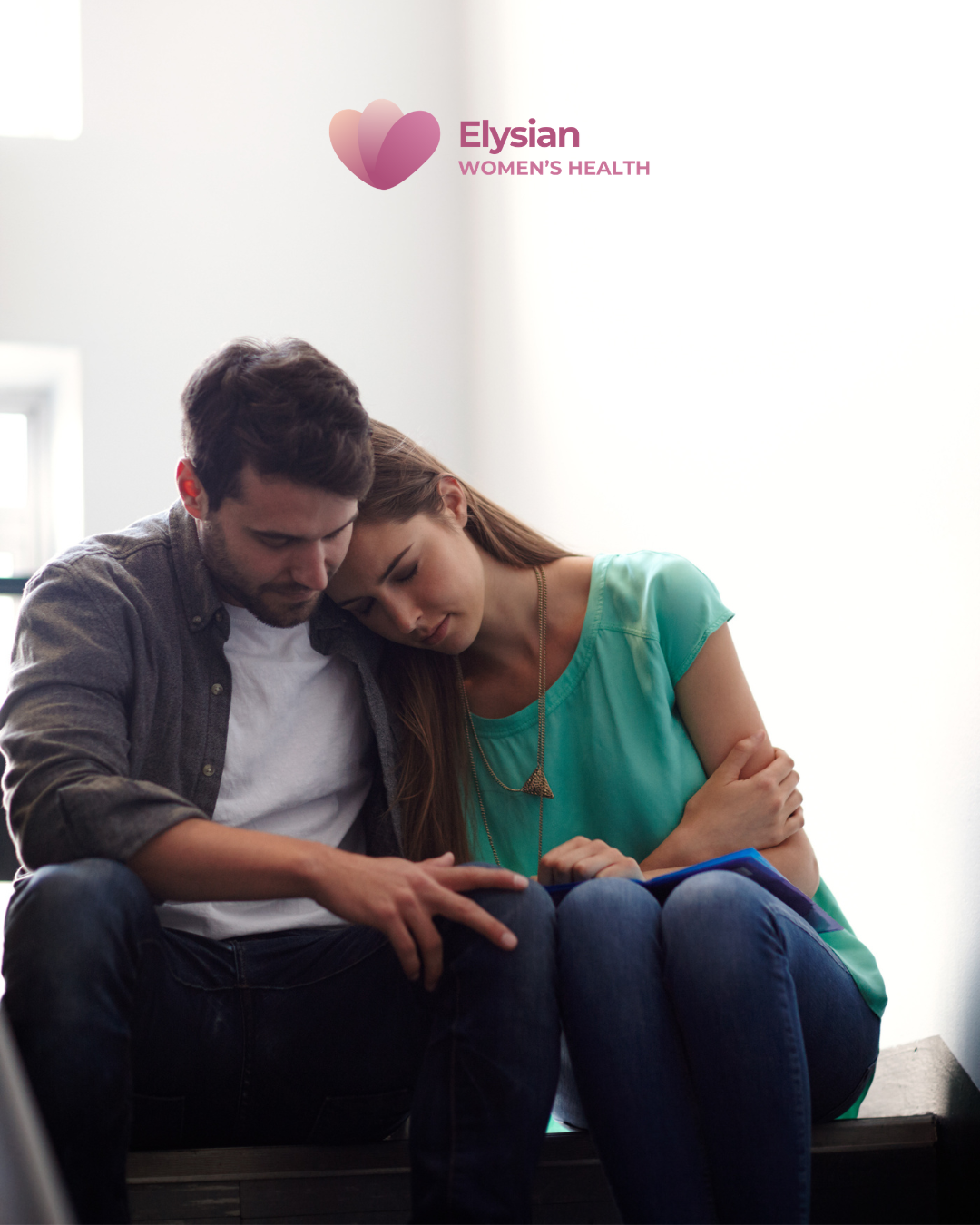 Couple hugging miscarriage pregnancy loss