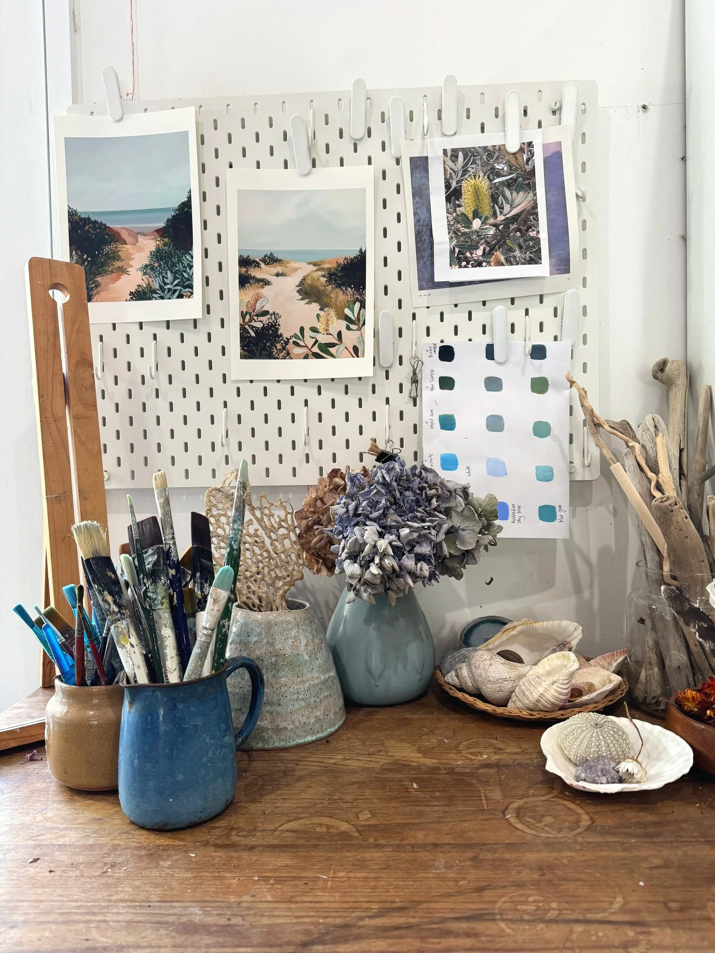 Desk image for Catherine De Boise Artist Website