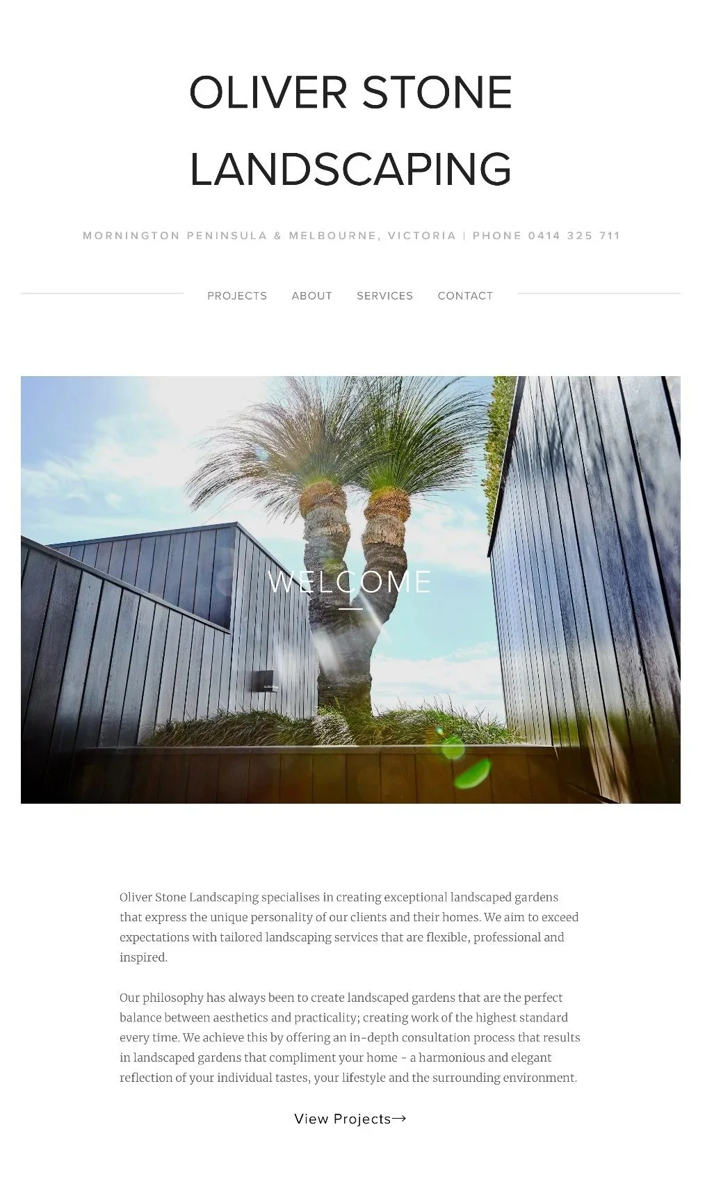 6am Creative Client: Oliver Stone Landscaping