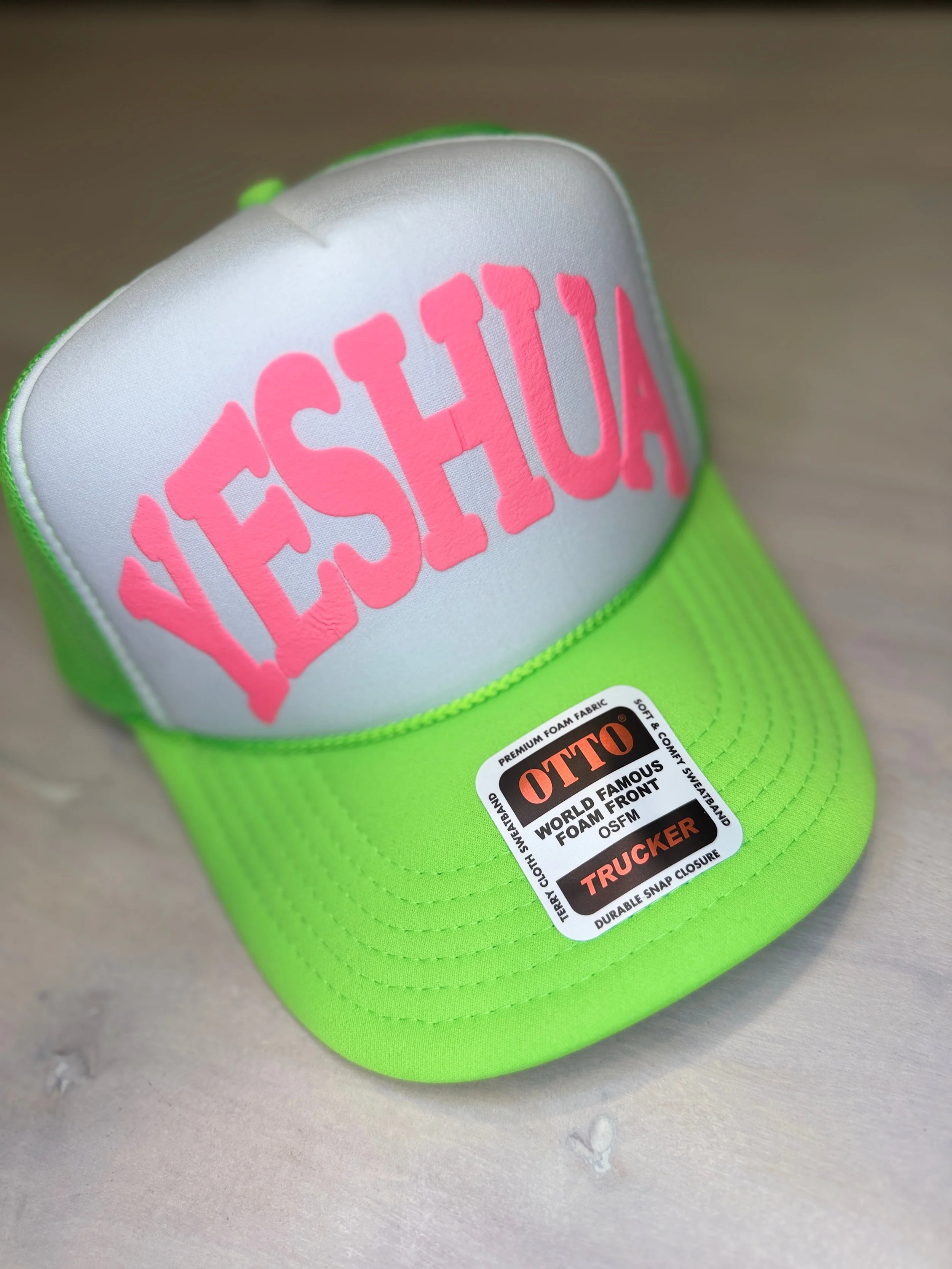 YESHUA  (Puff Print) Trucker