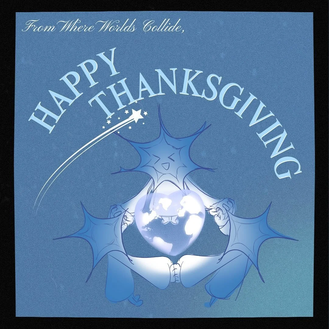 🍂 From the Where Worlds Collide family, Happy Thanksgiving! We&rsquo;re wishing you warmth, creativity, and inspiration this holiday season.