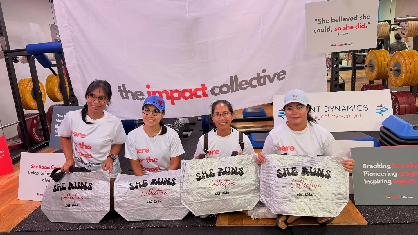 A great start to the race pack pick up with She Races, @theimpactcollective.hk and @she.runs.collective