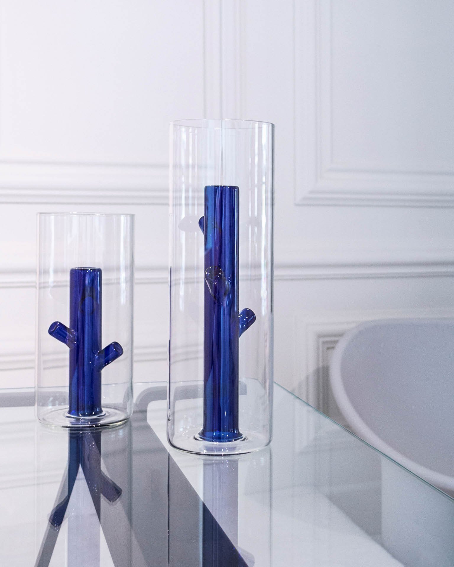 Root Vase glass vase by Giorgio Bonaguro for Driade, Italy, available at Indice Studio, Auckland New Zealand