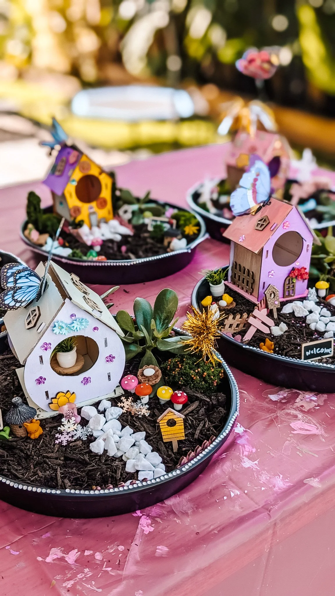 craft social fairy garden party